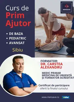 Sibiu: Cursuri de prim ajutor cu MENSAVE