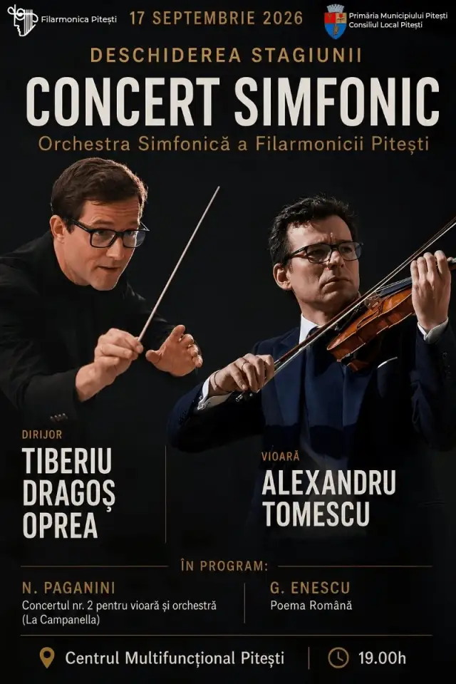 Deschiderea Stagiunii - Filarmonica Pitesti - 17 sept 2026