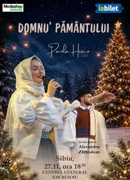 Sibiu: Concert de colinde Paula Hriscu: Domnu' Pământului | Invitat Alexandru Zărăndean