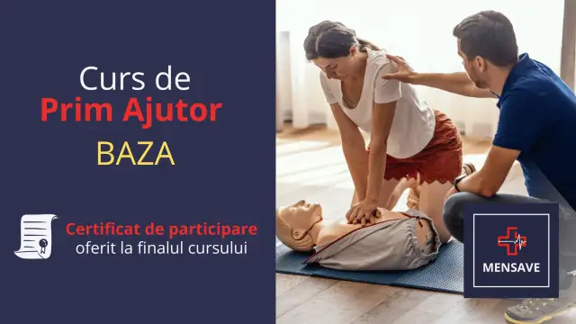 Curs de prim ajutor de BAZĂ la Craiova cu MENSAVE