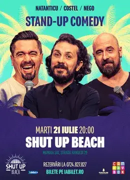 Constanța: Stand-up comedy cu Costel, Natanticu și Nego