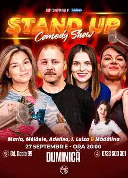 Stand-up Comedy cu Maria Popovici, Mălăele, Adelina Toma, Ioana Luiza & Mădălina Mihai la Club 99