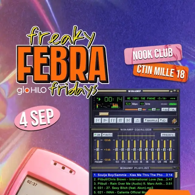 FEBRA Freaky Fridays - 4 September