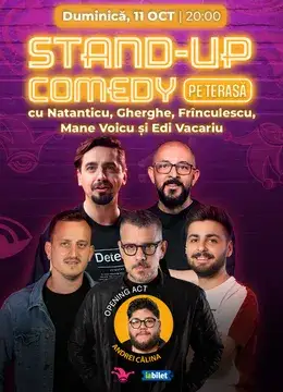 The Fool Terasa: Stand-up comedy cu Mane Voicu, Frinculescu, Natanticu, Gherghe și Edi Vacariu