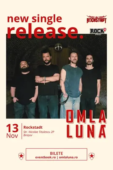 om la lună │ New Single Release ── Rockstadt, Brașov • 13 noiembrie
