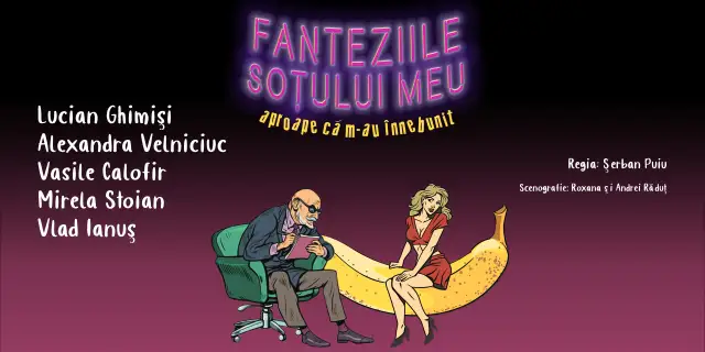 Fanteziile soţului meu aproape că m-au înnebunit - Teatrul Elisabeta