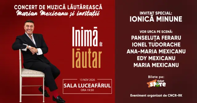 CONCERT DE MUZICA LAUTAREASCA – INIMA DE LAUTAR