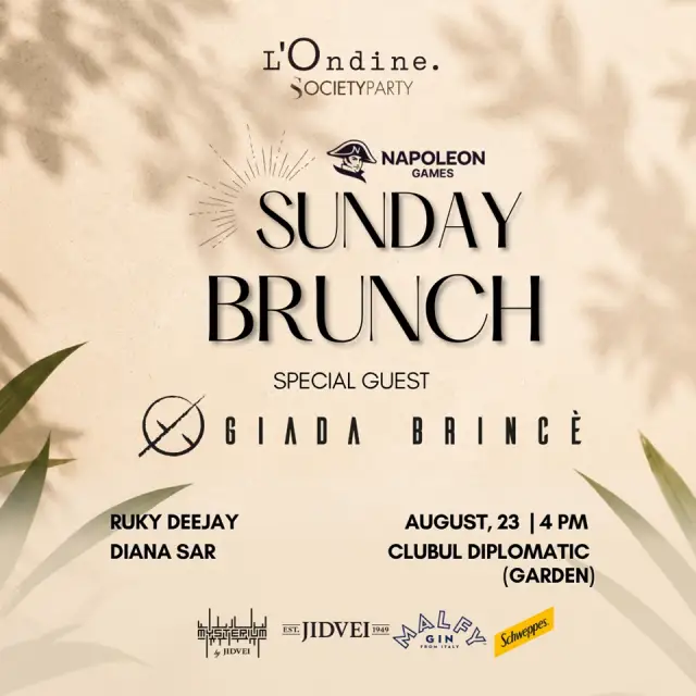 SUNDAY BRUNCH at Clubul Diplomatic by LOndine