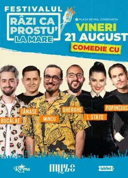 Festivalul de comedie - Razi ca prostu' la mare 2026 | Acces VIP 21.08