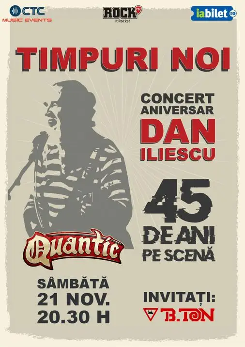 Timpuri Noi - Dan Iliescu | 45 de ani pe scena