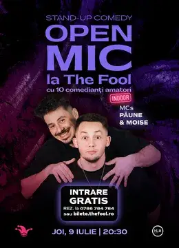 The Fool: Open Mic: MCs Moise & Păune