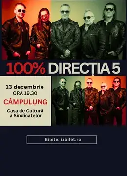Campulung Muscel: Concert Direcția 5 - „100% Direcția 5”