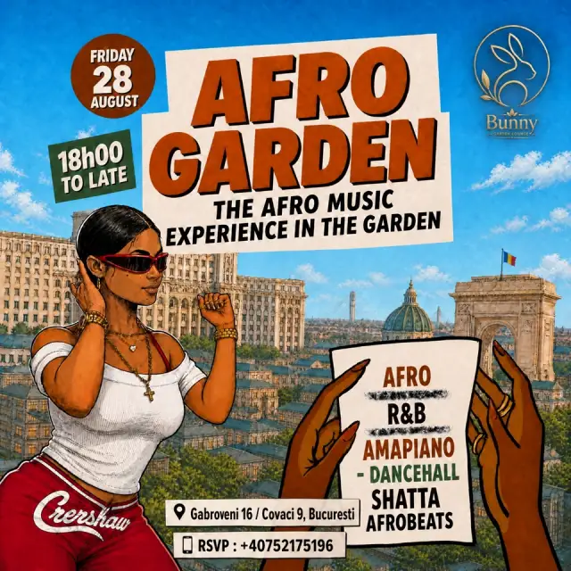 AFRO GARDEN | Fri 28 Aug | BUNNY Garden