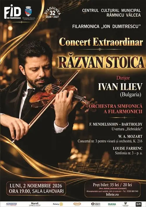 CONCERT EXTRAORDINAR – RAZVAN STOICA - 02 nov 2026