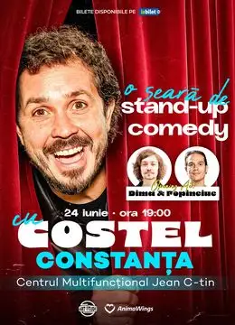 Constanța: O seară de stand up comedy cu Costel