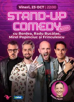 The Fool: Stand-up comedy cu Bordea, Mane Voicu, Mirel Popinciuc și Frînculescu