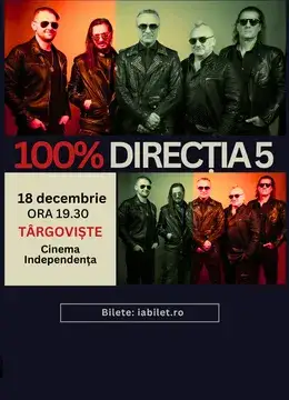 Targoviste: Concert Direcția 5 - „100% Direcția 5”