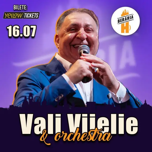 Vali Vijelie și orchestra // concert la Berăria H // 16 iulie