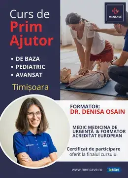Timisoara: Cursuri de prim ajutor cu MENSAVE