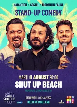 Constanța: Stand-up comedy cu Costel, Natanticu și Florentin Păune