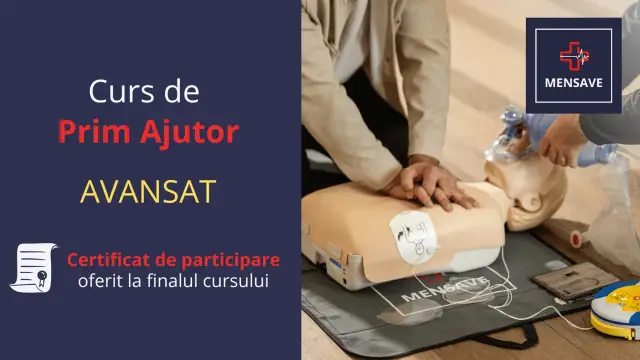 Curs de prim ajutor AVANSAT la Alba Iulia cu MENSAVE