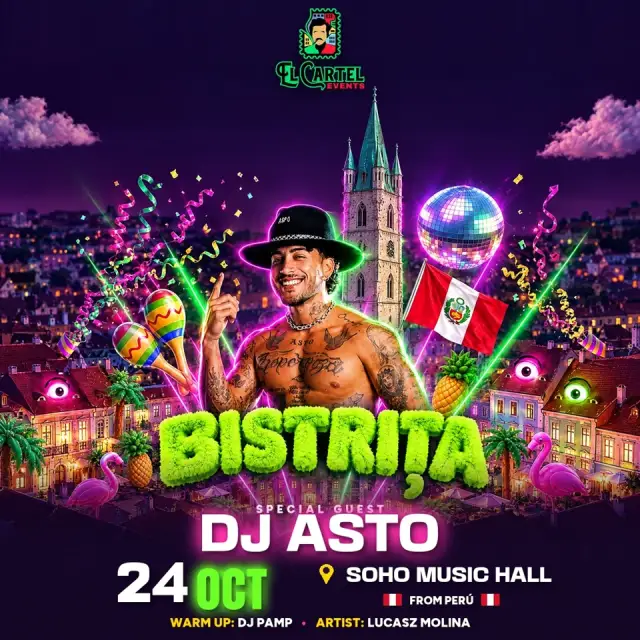 El Cartel in Bistrița 🔥 | DJ Asto from Peru 🇵🇪