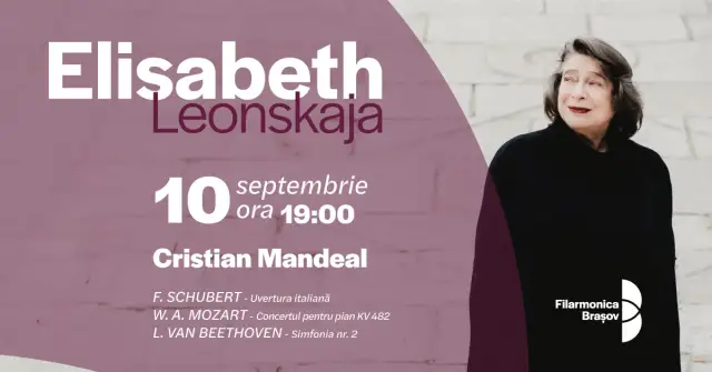 Avanpremiera stagiunii 149: Concert simfonic cu Cristian Mandeal și Elisabeth Leonskaja