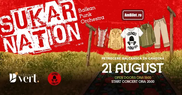 Balkan Rock Party în Grădină • Sukar Nation Live