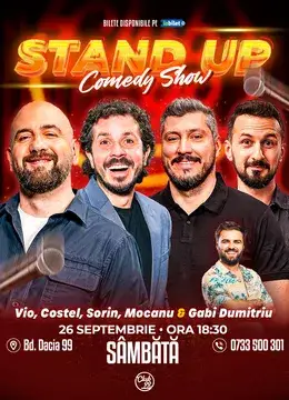 Stand-up Comedy cu Vio, Costel, Sorin Pârcălab, Mocanu & Gabi Dumitriu la Club 99 | Show 1