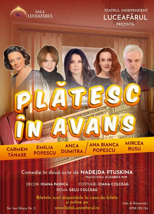 PLĂTESC ÎN AVANS