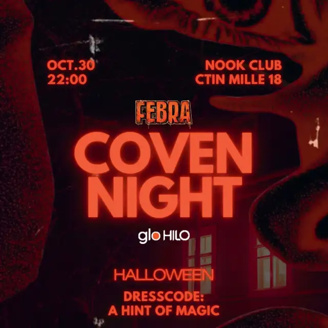 FEBRA Halloween - Coven Night - 30 Oct